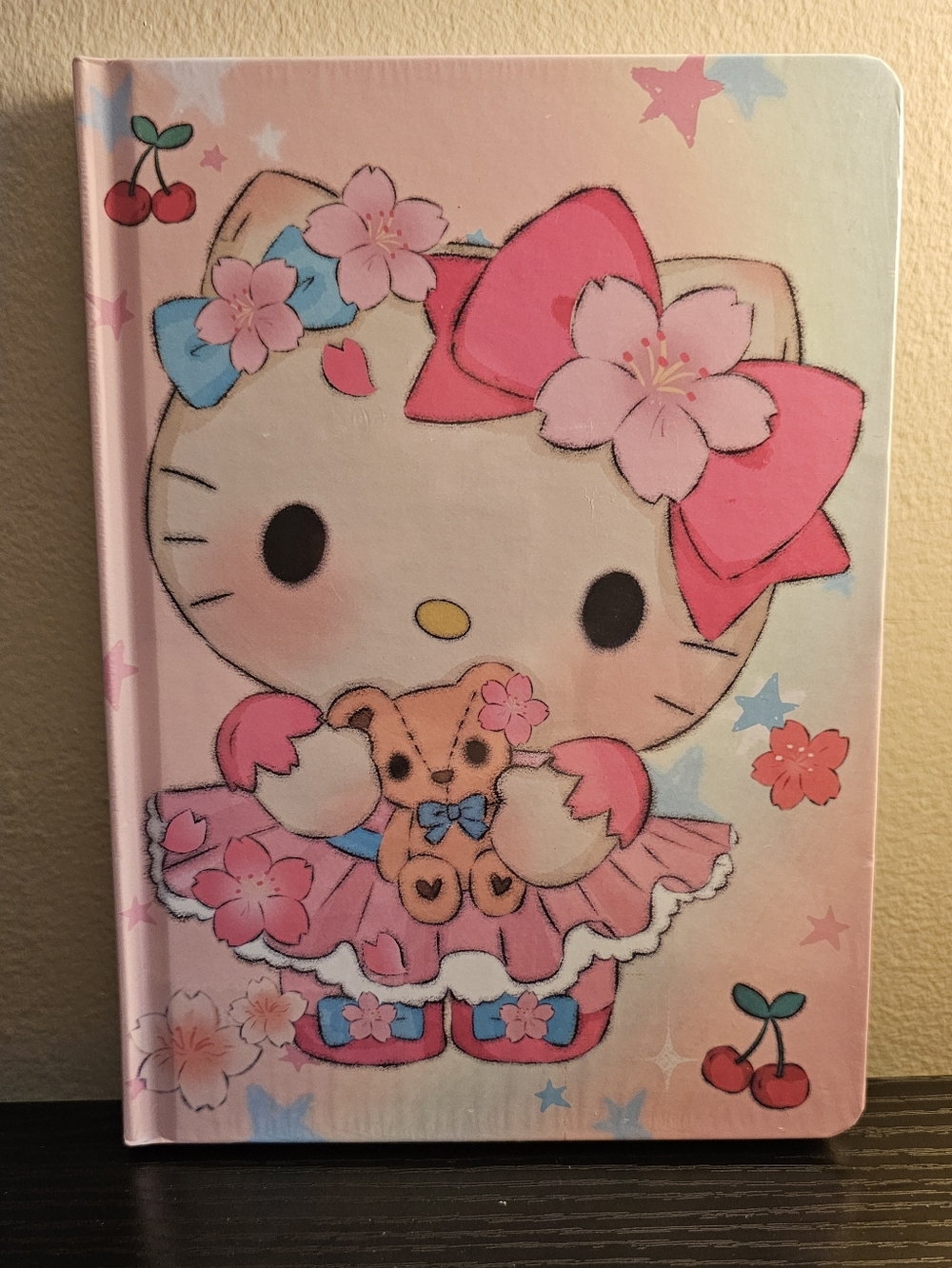 Sanrio Hello Kitty Pastel Pink Floral Bow Journal